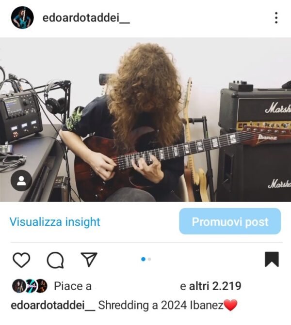 2024 Ibanez lick | Instagram video transcription